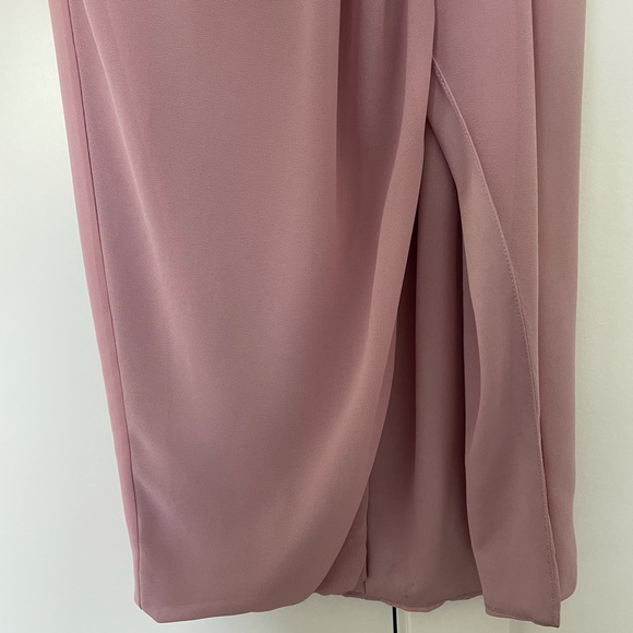 ASOS TNFC Bridesmaid Bandeau Wrap Midaxi Dress - Picture 5 of 8